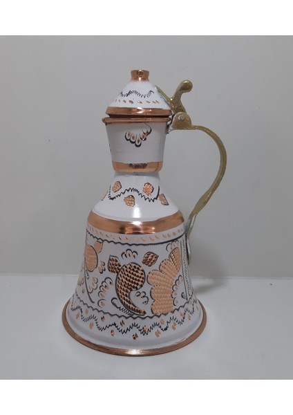 Bakır Mini Güğüm No 2 Beyaz Elişi