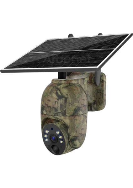 Sim Kartlı Dönebilen Solar Panelli 4g Fotokapan Kamera Sd Kart Hediye