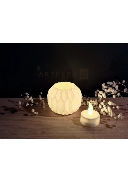 Origami Tasarım Dekoratif Obje Tealight LED Mumluk fiyatları