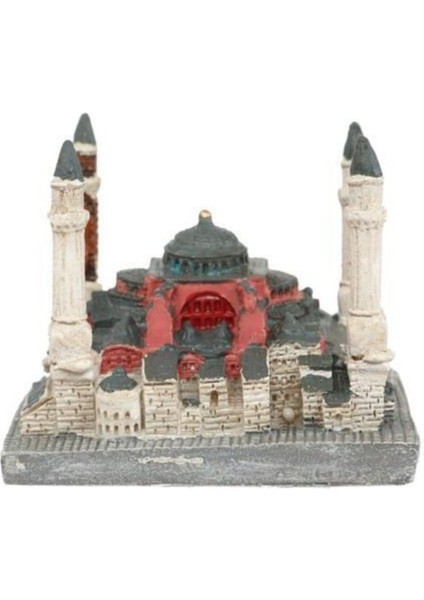 Ayasofya Cami Mini Biblo Polyester Maket - 5 x 5 x 5 cm