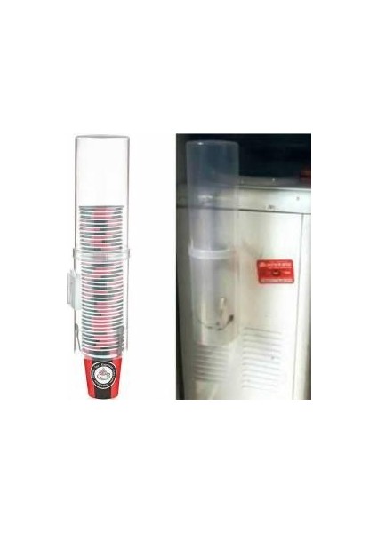 Plastik ve Karton Bardaklara Uyumlu Sebil Bardaklığı Bütün Sebillere Uygun Cup Dispenser