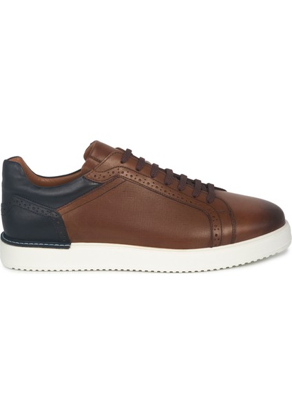 Taba Deri Sneakers Erkek Ayakkabı modelleri