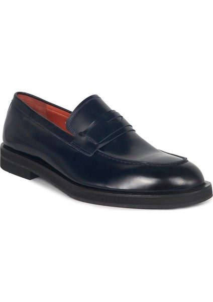 Lacivert Deri Klasik Erkek Ayakkabı