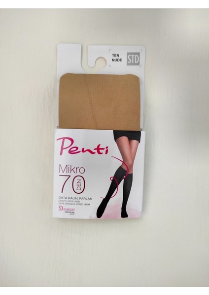 Mikro 70 Pantolon Çorabı - Dizaltı Çorap 2'lı