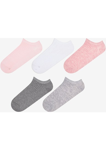 Soft 5li Burun Dikişsiz Patik Çorap