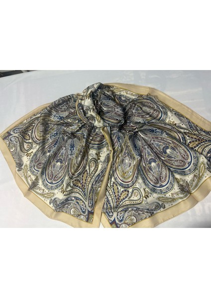 Kadın Pamuklu Pastel Sarı Retro Etnik Şal fiyatları