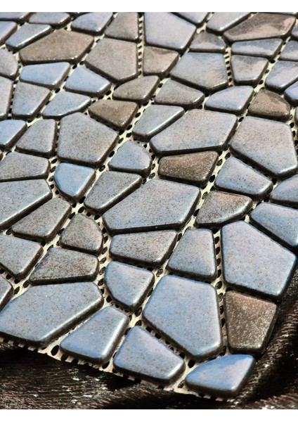 Gece Mavisi Cam Mozaik Taşı 1 Adet File (27.5 * 26.5)