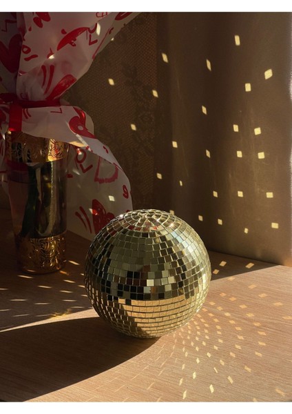 Disko Topu Gold Dekorasyon Disco Heart Pinterest Aynalı Y2K 10 cm indirimleri