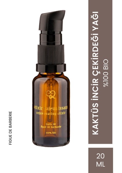 Kaktüs Inciri Çekirdeği Yağı Cilt ve Saç Bakımı Bio 20 ml