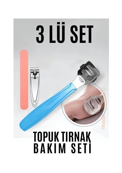 Topuk Raspa Tırnak Makası Törpü Seti Mery Solingen