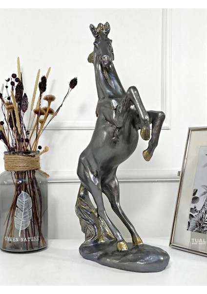 Dekoratif Şahlanan At Heykel Biblo modelleri