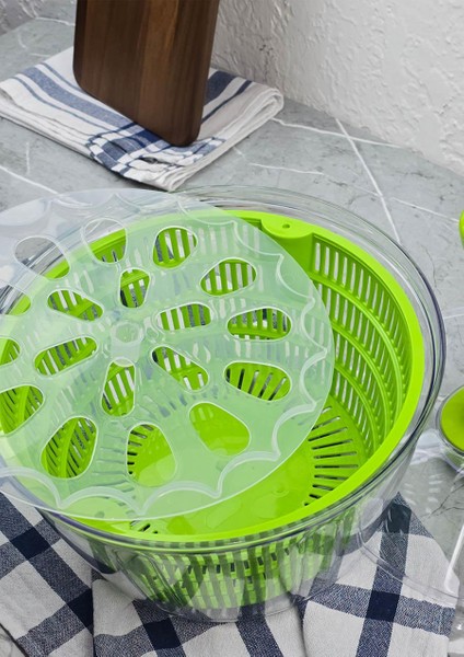 Dryer Sebze Kurutucu - Büyük Salata, Meyve Kurutma Aleti - 5 Litre, 5 Parça modelleri