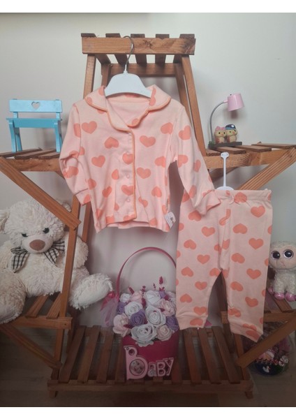 Kız Bebek 2'li Pijama Takımı