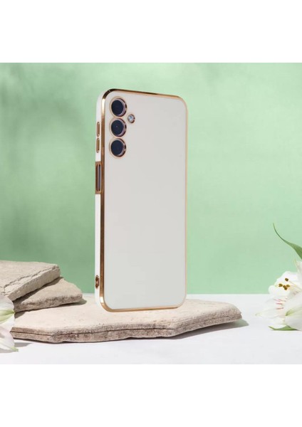 Samsung Galaxy S24 Plus Altın Yaldızlı Yumuşak Silikon Kılıf