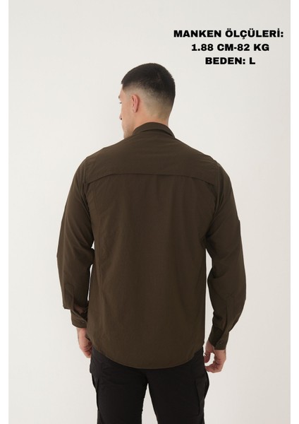 CAMP387 Outdoor Tactical Rahat ve Kullanışlı Su iticili Erkek Taktik Gömlek modelleri