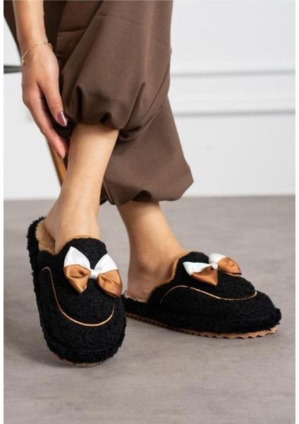 Ev Terliği Kurdele Kaydırmaz Taban Kışlık Kadın Ev Çeyiz Terliği 4 Mevsim