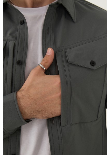 CAMP387 Outdoor Tactical Rahat ve Kullanışlı Su iticili Erkek Taktik Gömlek