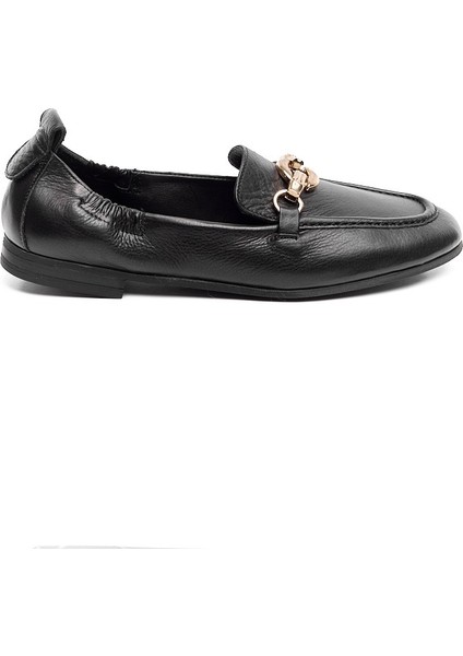 Hakiki Deri Tokalı Bantlı Kadın Babet