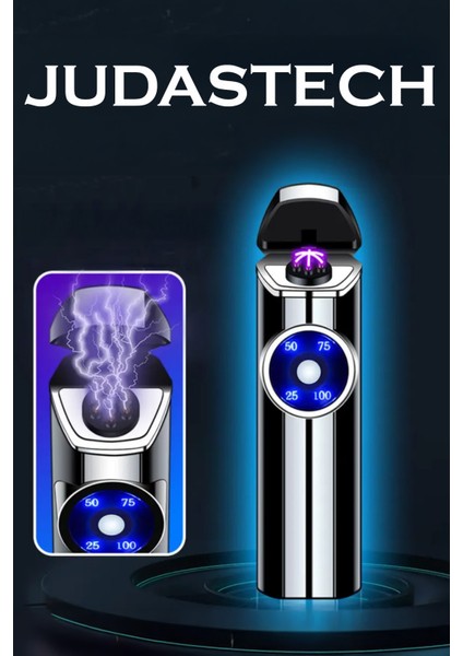 K19 USB Şarjlı 6 Arc Alevsiz Çakmak -New Style
