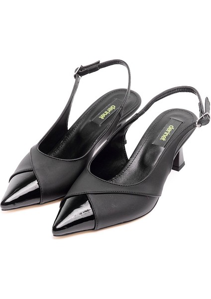 Kısa Ince Topuk Arkası Açık Kadın Stiletto fiyatları