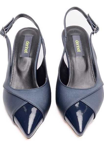 Kısa Ince Topuk Arkası Açık Kadın Stiletto modelleri