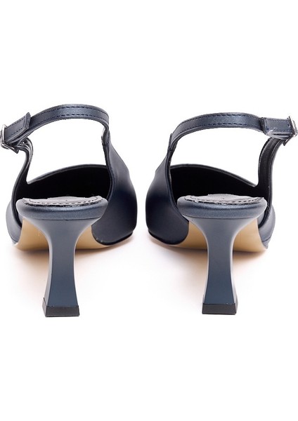 Kısa Ince Topuk Arkası Açık Kadın Stiletto fırsatları