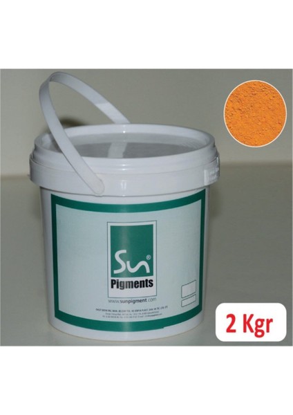 Demir Oksit Turuncu Pigment 2 kg