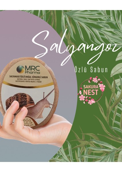 Salyangoz Özlü Doğal Süngerli Sabun fiyatları