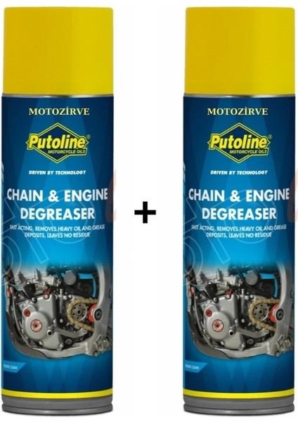 Chain Engine Degrease Zincir Temizlik Spreyi 500 ml (2 Adet)