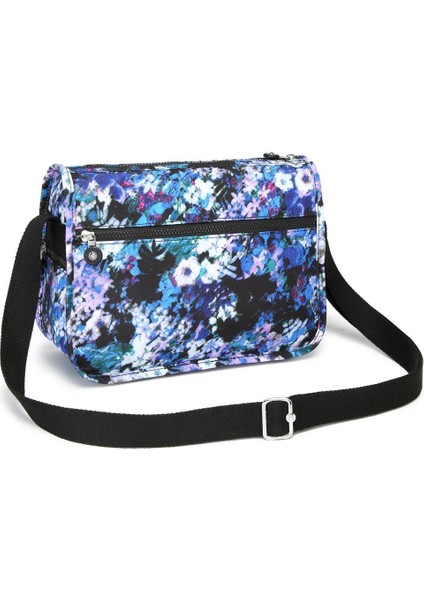 Kadın Postacı Omuz Çantası Smart Bags 1128 Mavi Printing modelleri