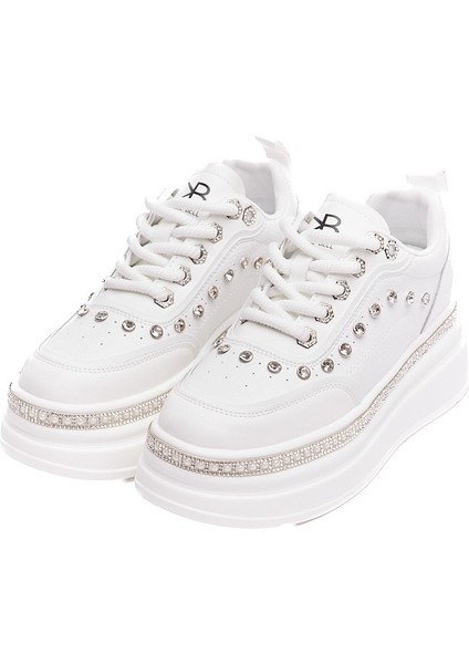 Yüksek Taban Taşlı Kadın Sneaker fiyatları