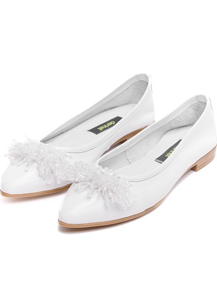 Hakiki Deri Taşlı Kadın Babet fiyatları