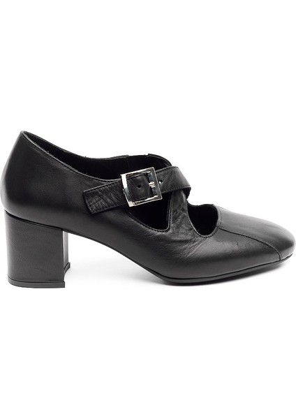 Hakiki Deri Kadın Topuklu Ayakkabı