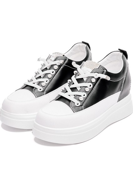 Yüksek Taban Bağcıklı Kadın Sneaker fiyatları
