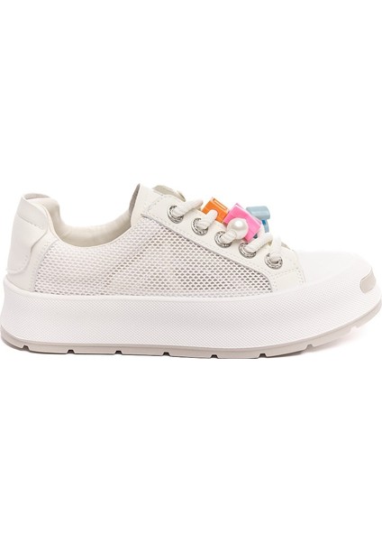 Bağcıklı Fileli Günlük Kadın Sneaker