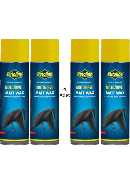 Matt Wax Mat Yüzey Parlatıcı Cila ve Koruyucu 500 ml (4 Adet)