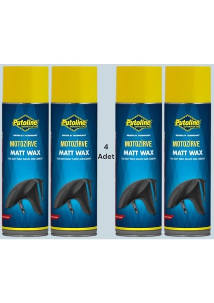 Matt Wax Mat Yüzey Parlatıcı Cila ve Koruyucu 500 ml (4 Adet)