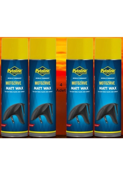 Matt Wax Mat Yüzey Parlatıcı Cila ve Koruyucu 500 ml (4 Adet)