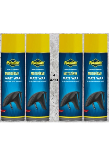 Matt Wax Mat Yüzey Parlatıcı Cila ve Koruyucu 500 ml (4 Adet)