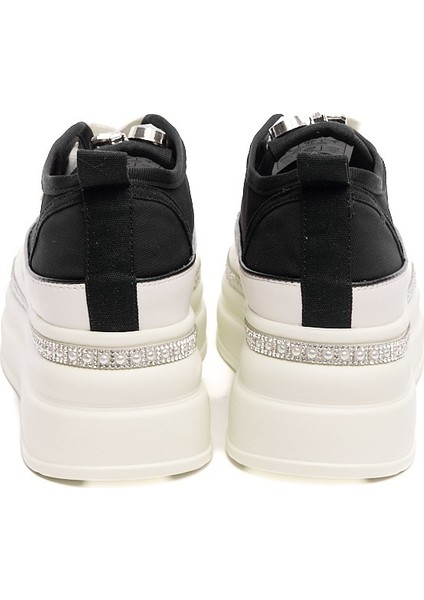 Yüksek Taban Bağcıklı Fileli Günlük Kadın Sneaker fırsatları