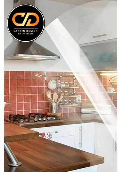 Parlak Şeffaf Transparan Dolap, Masa, Beyaz Eşya ve Yapışkanlı Koruma Kaplama Folyosu fırsatları