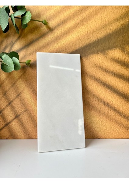 Yağdanlık Altı Mermer Sunumluk Beyaz 20X10 Boyut Kaymaz Alt Tabaka fırsatları