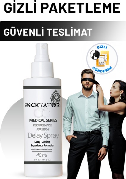 Med Series Gray Med Uzun Deneyim Spreyi – Kokusuz, Hızlı Emilim, Güçlü Formül- Ekstra uzun Süre