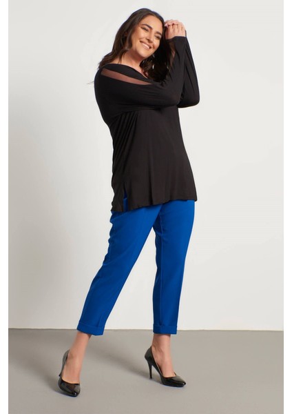 Kolları File Detaylı Bluz fırsatları