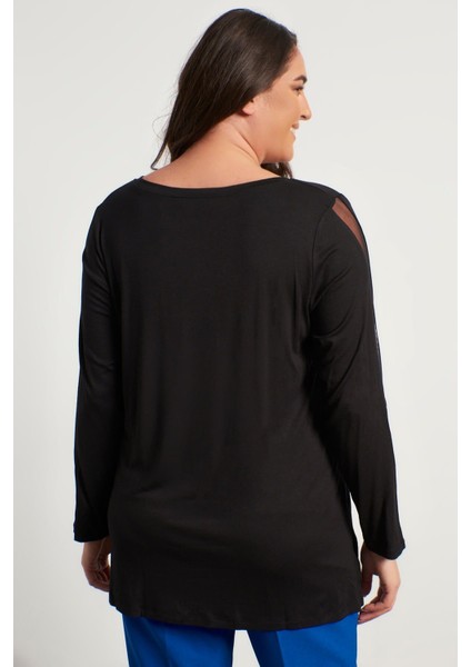 Kolları File Detaylı Bluz indirimleri