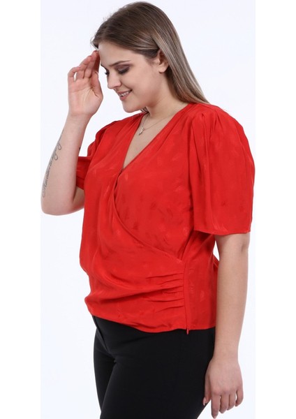 Vatkalı Pile Detay Anvelop Bluz fırsatları