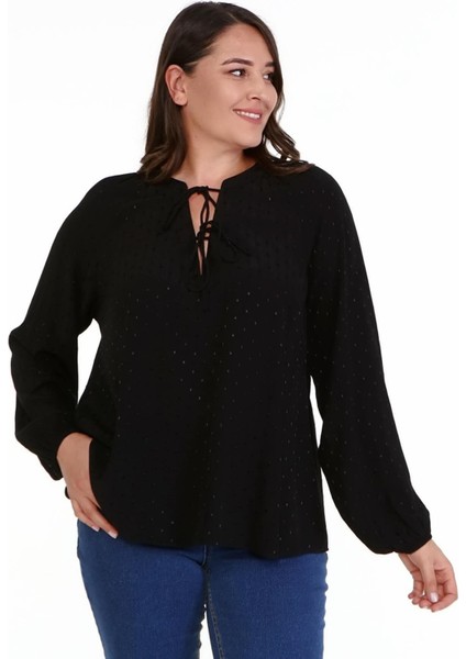 V Yaka Önü Bağcıklı Bluz fiyatları