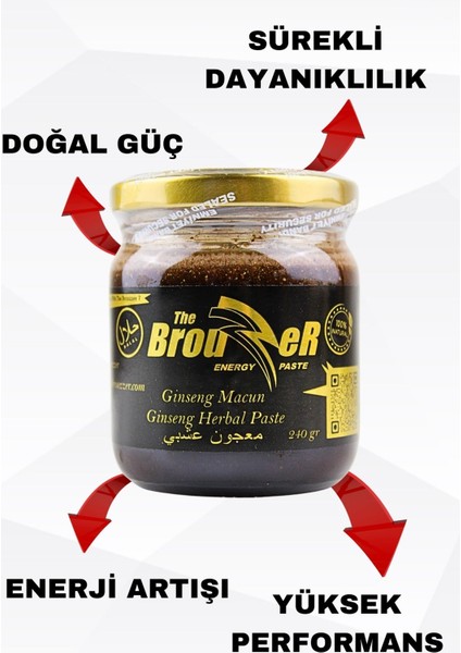 The Brouzzer 240g Bitkisel Macun – Geleneksel Formül, Doğal İçerik, Özel Seri