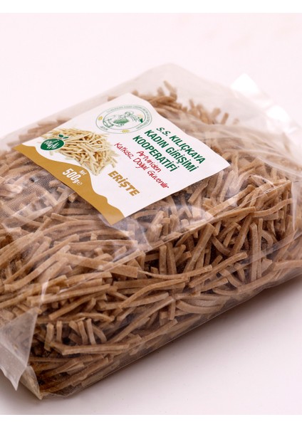 S.S Kılıçkaya Tam Buğday Unlu Erişte (Elde Açma ve Kesme) 500 gr