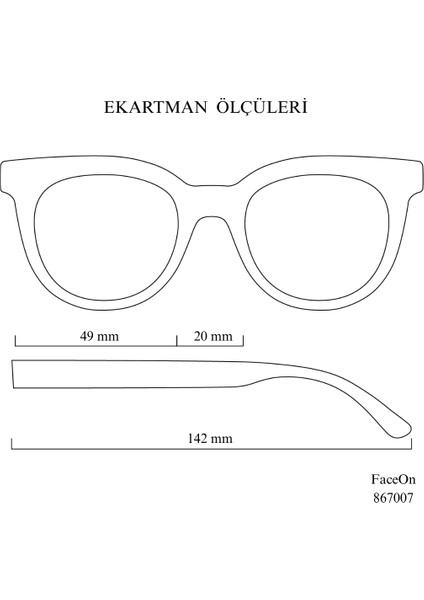 Faceon 867007 C800M Unisex Polarize Güneş Gözlüğü fırsatları